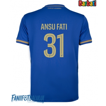 AS Monaco Ansu Fati #31 Tricou Fotbal Replică 2025-26 Barbati Deplasare